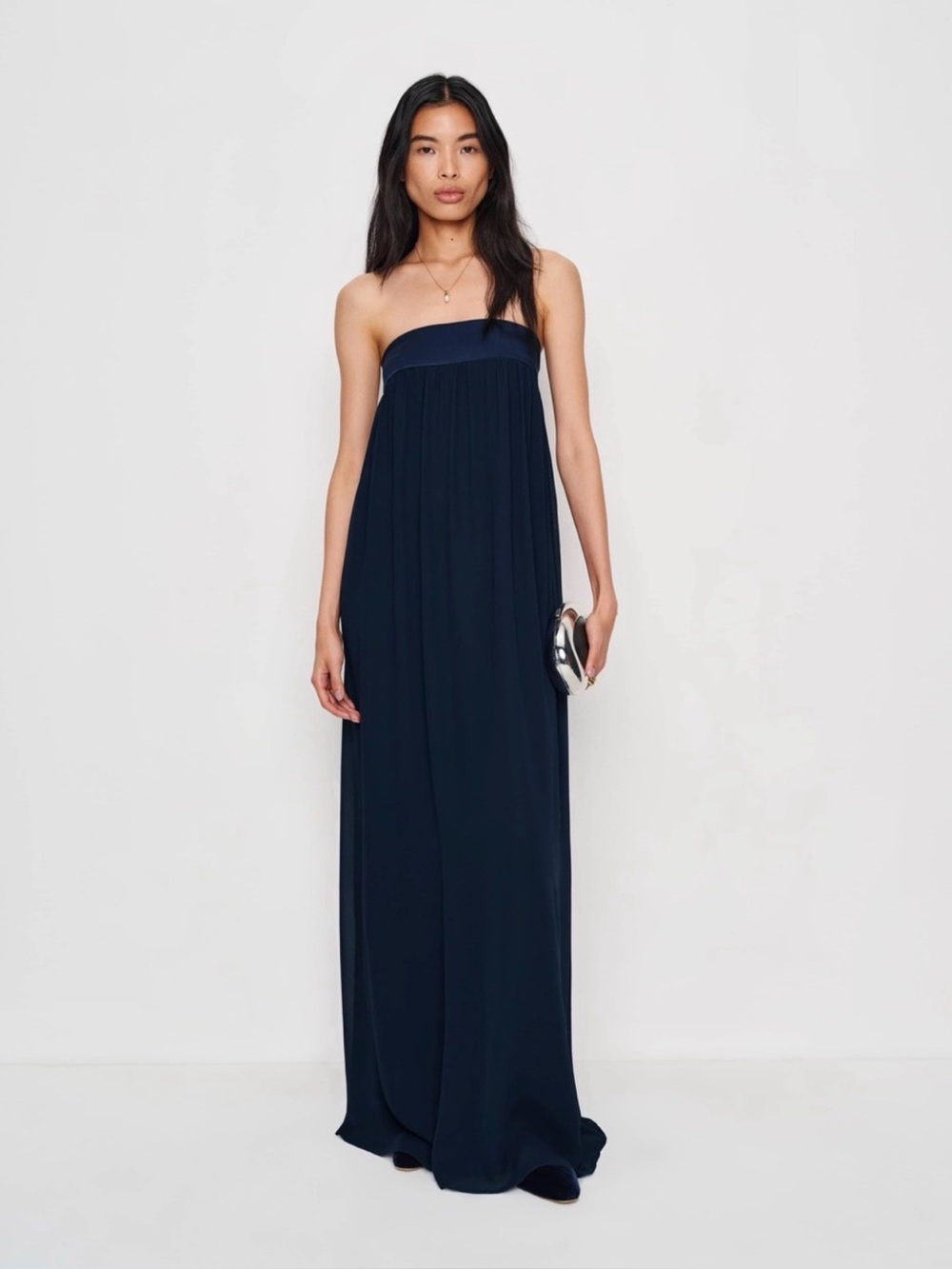 REFORMATION Maribelle Dress in Navy 4